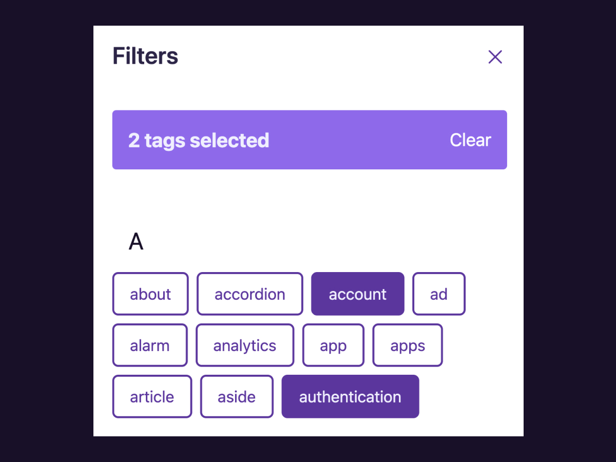 Sort Challenges by Tags